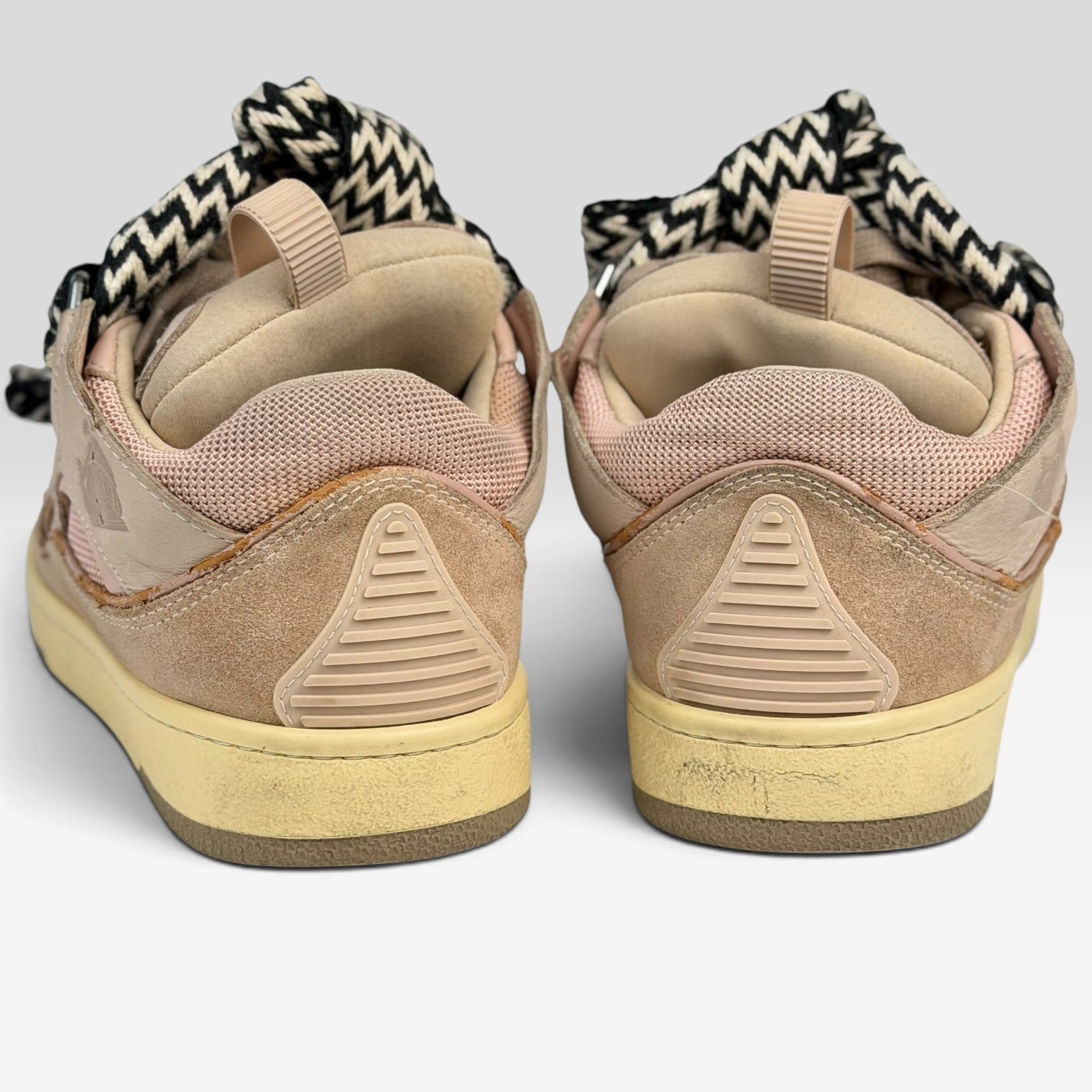 Lanvin Curb Pink Sneakers