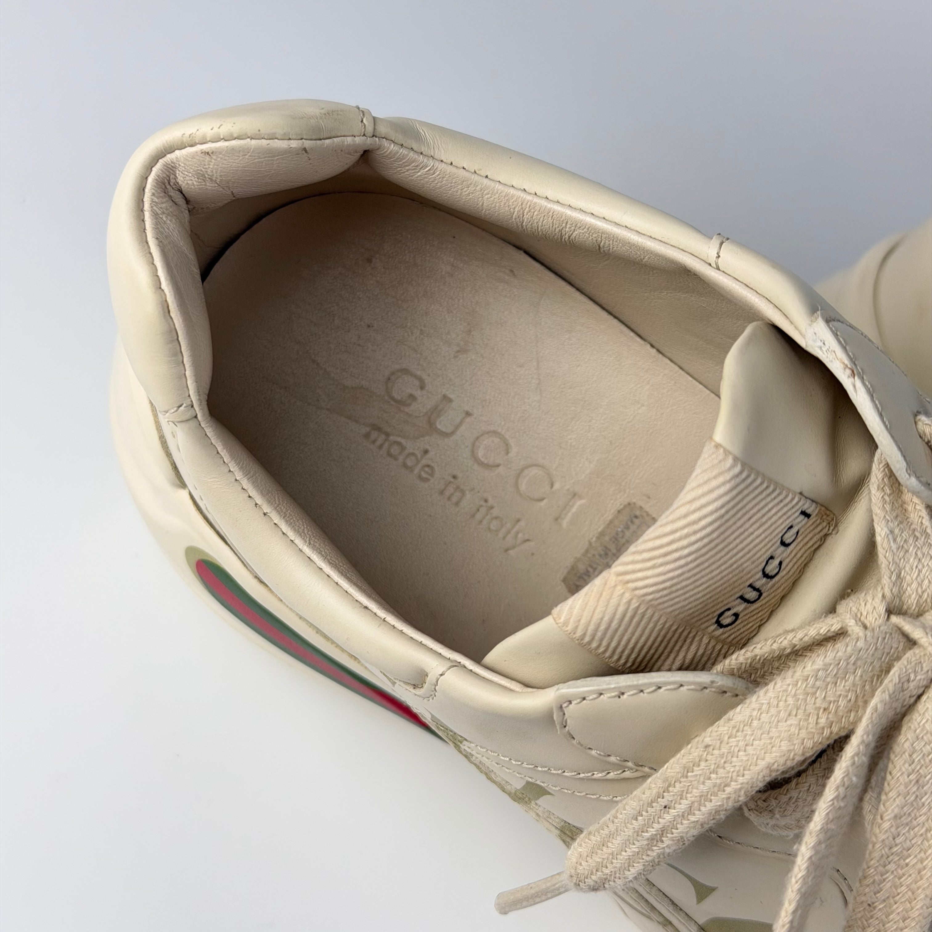 Gucci Rhyton Leather Sneakers