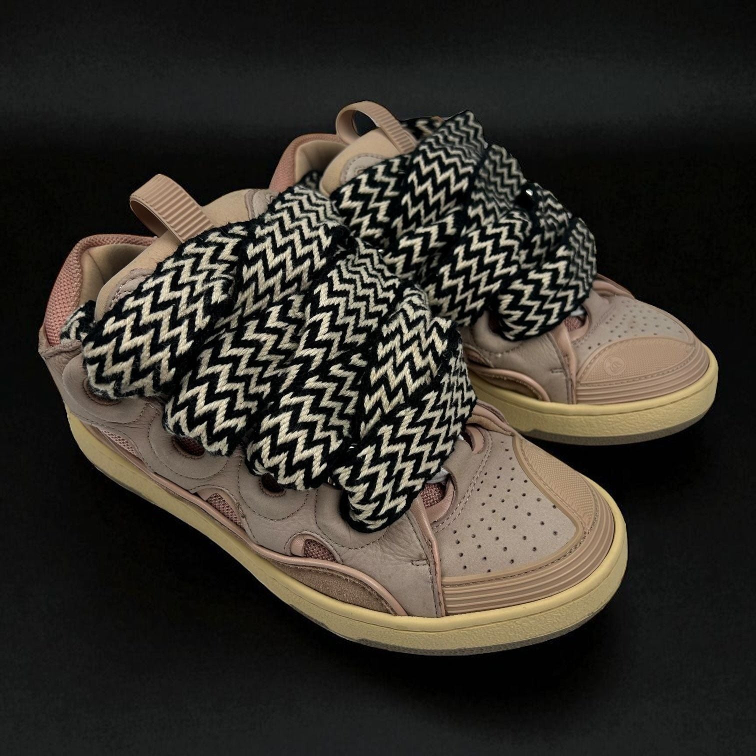 Lanvin Curb Pink Sneakers
