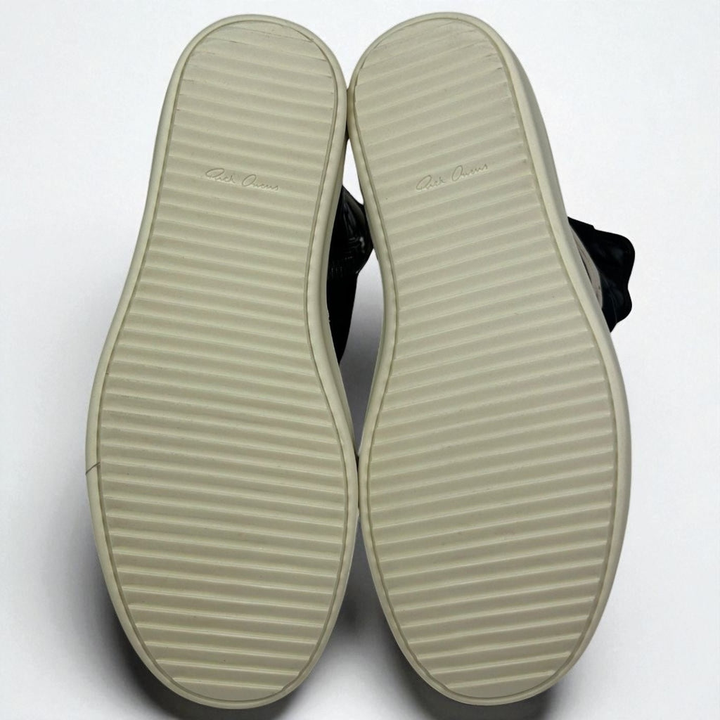 Rick Owens Geobasket Black Leather