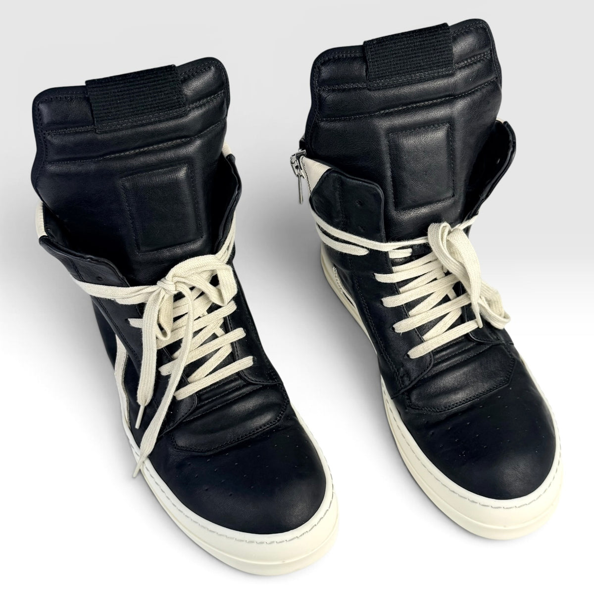 Rick Owens Geobasket Black/Milk