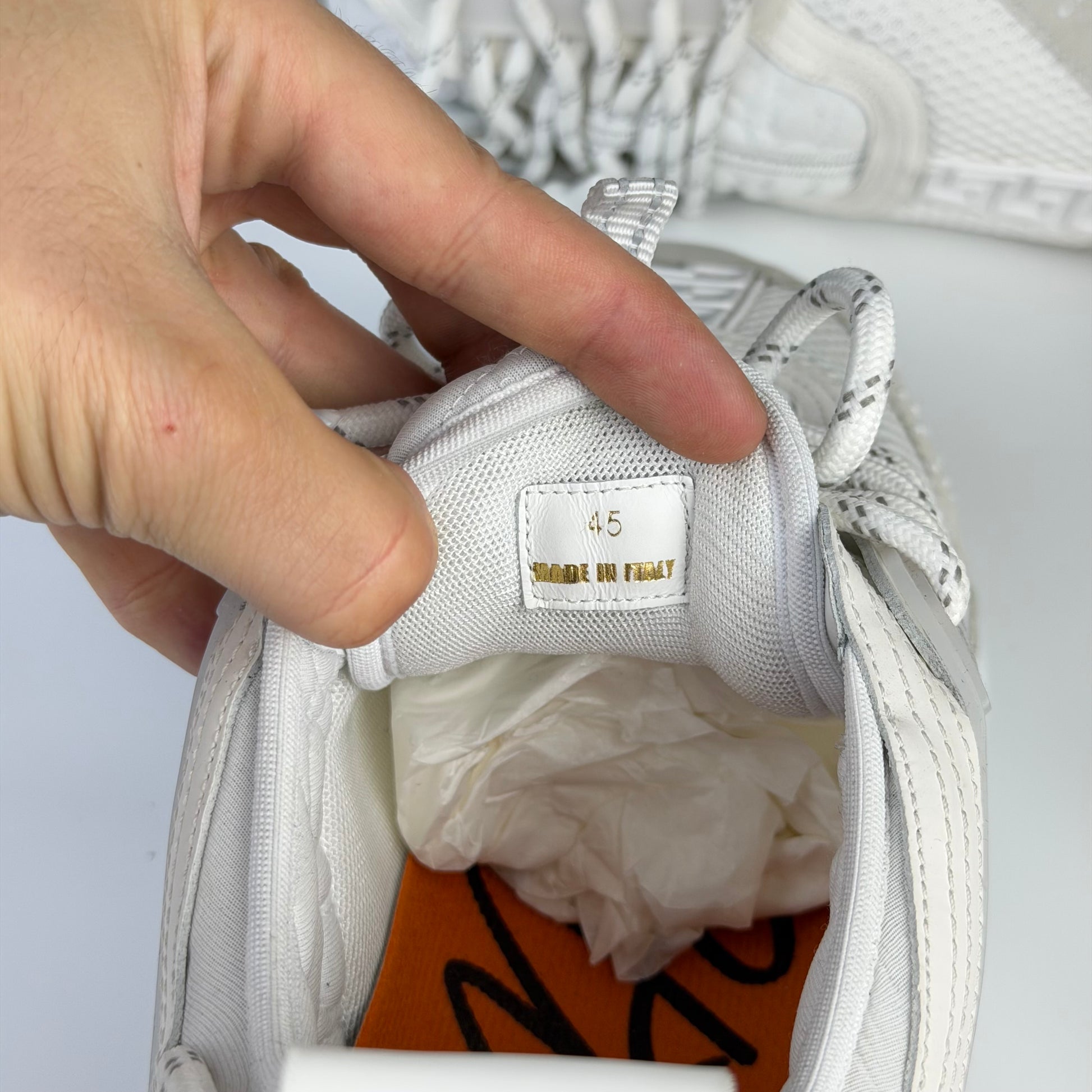 Versace Chain Reaction White