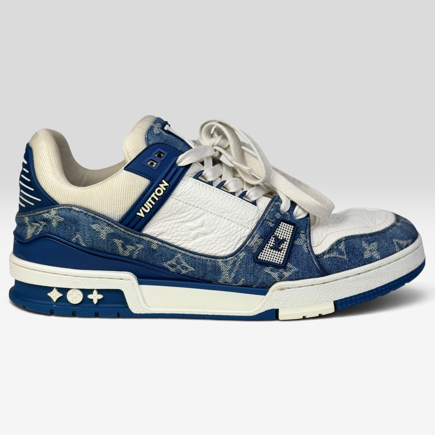 Louis Vuitton LV Trainer Sneaker Denim Monogram