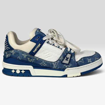 Louis Vuitton LV Trainer Sneaker Denim Monogram