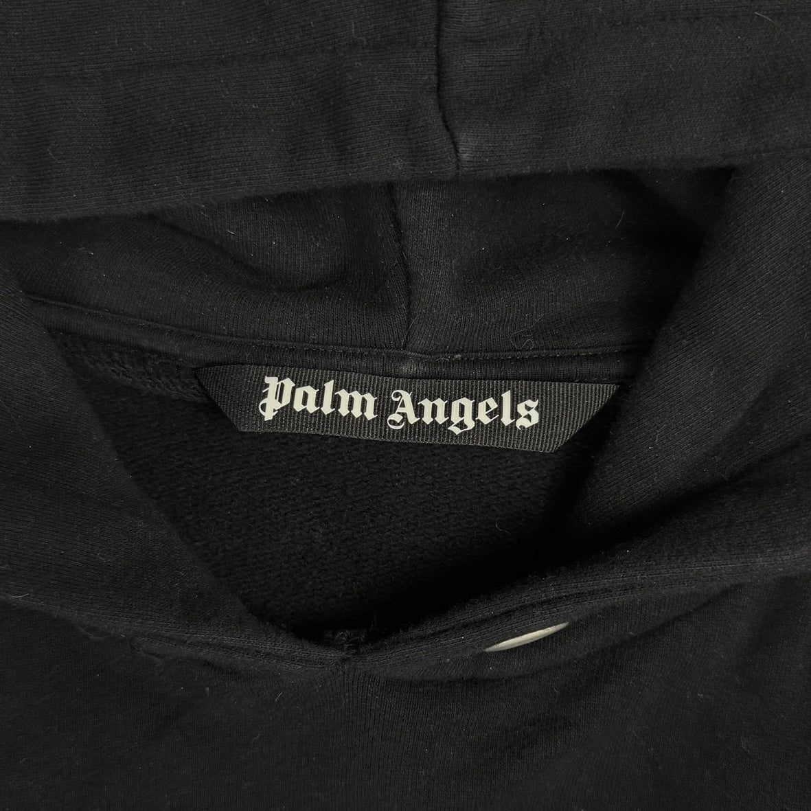 Palm Angels Black Sprayed Hoodie Black