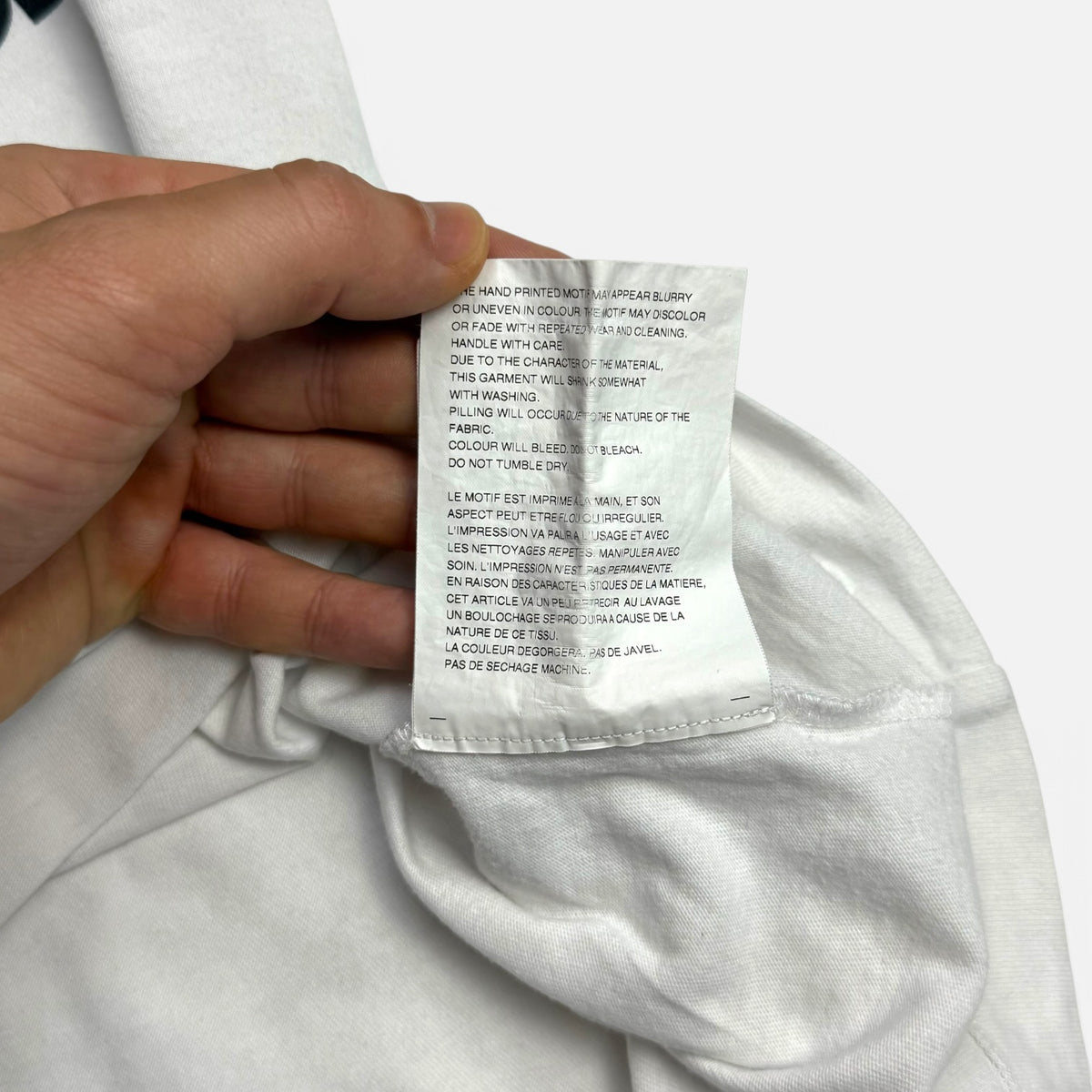 Comme Des Garçons CDG All-Over Print T-Shirt White