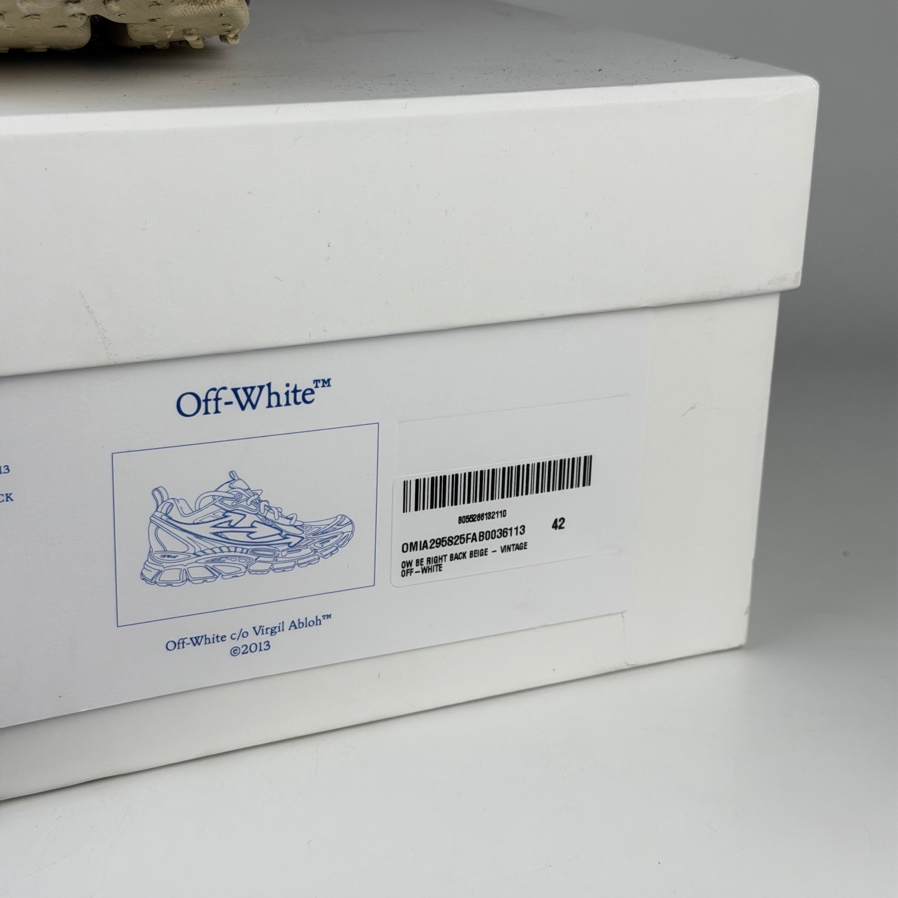 Off-White Be Right Back Beige