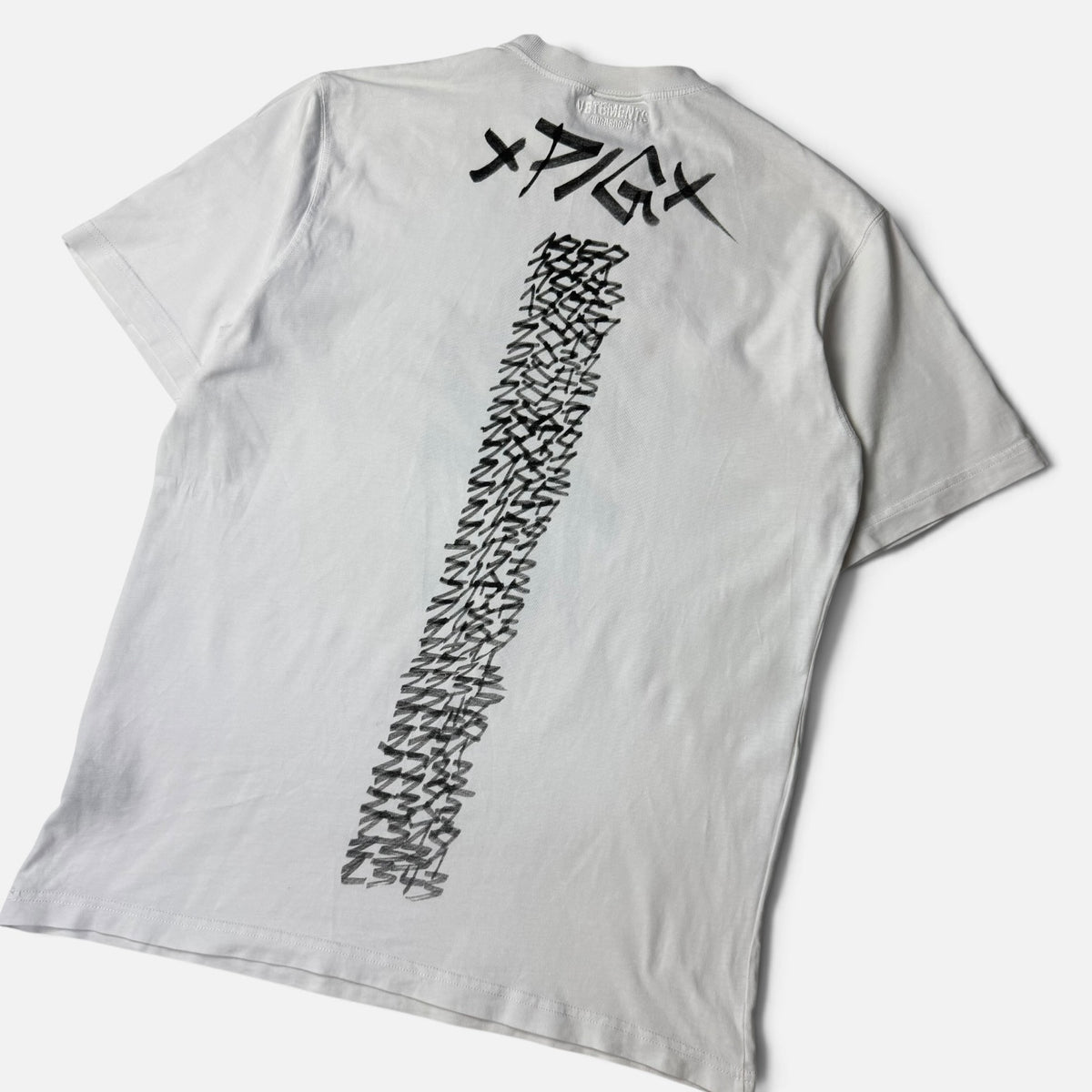 Vetements SS19 "White Pig" Chinese Zodiac T-Shirt