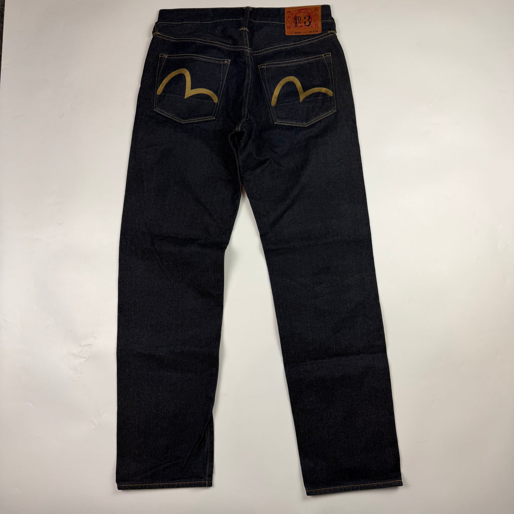 Evisu Raw Denim Seagull Jeans