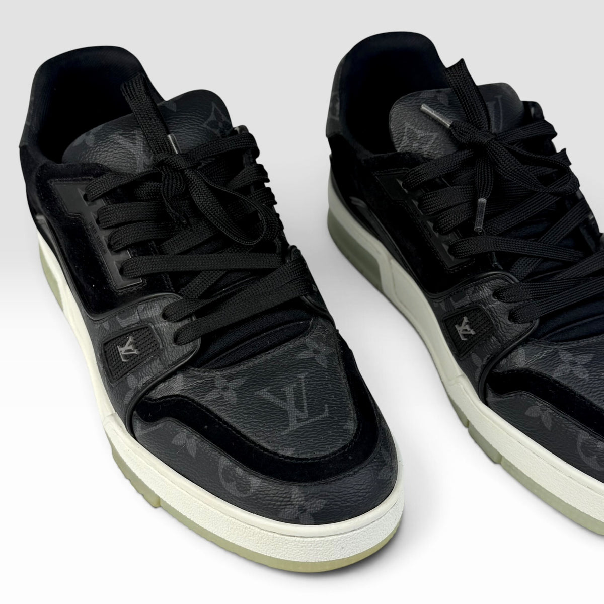 Louis Vuitton LV Trainer Black Monogram