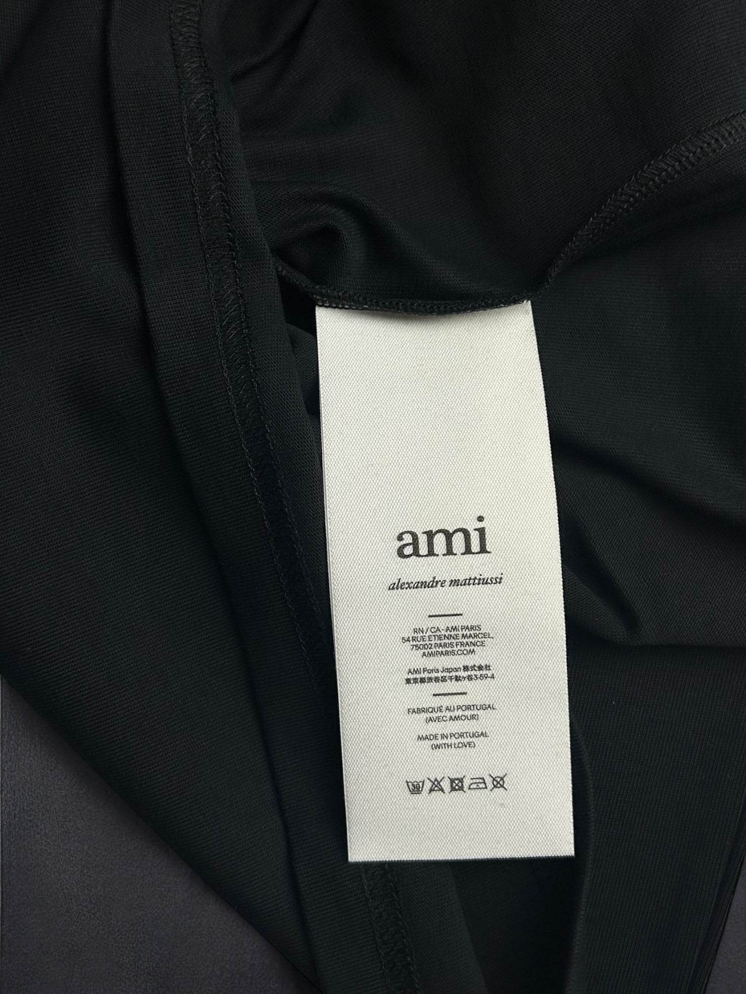 Ami Paris De Coeur Black T-shirt - V STEALS