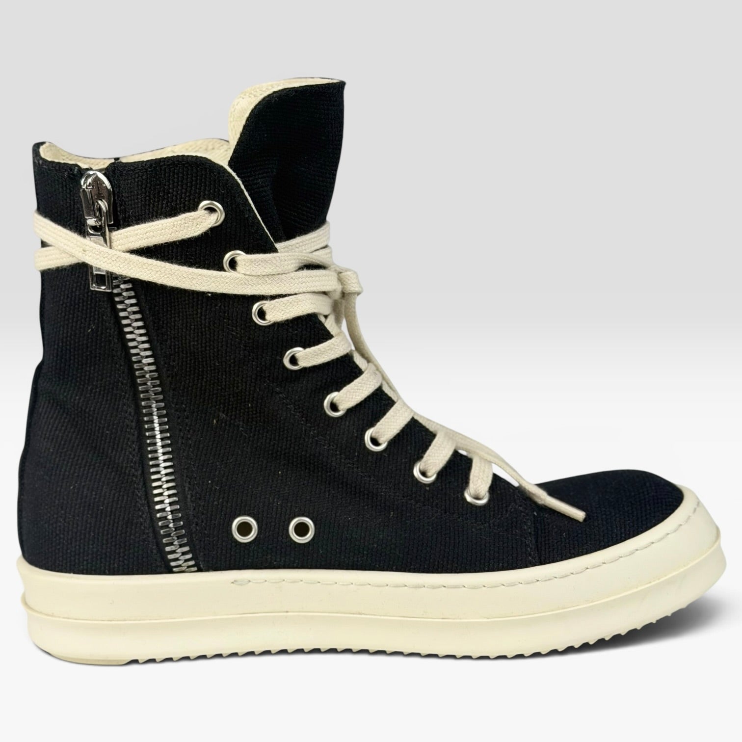 Rick Owens DRKSHDW Vegan Ramones High Black | Sneakers Rick Owens