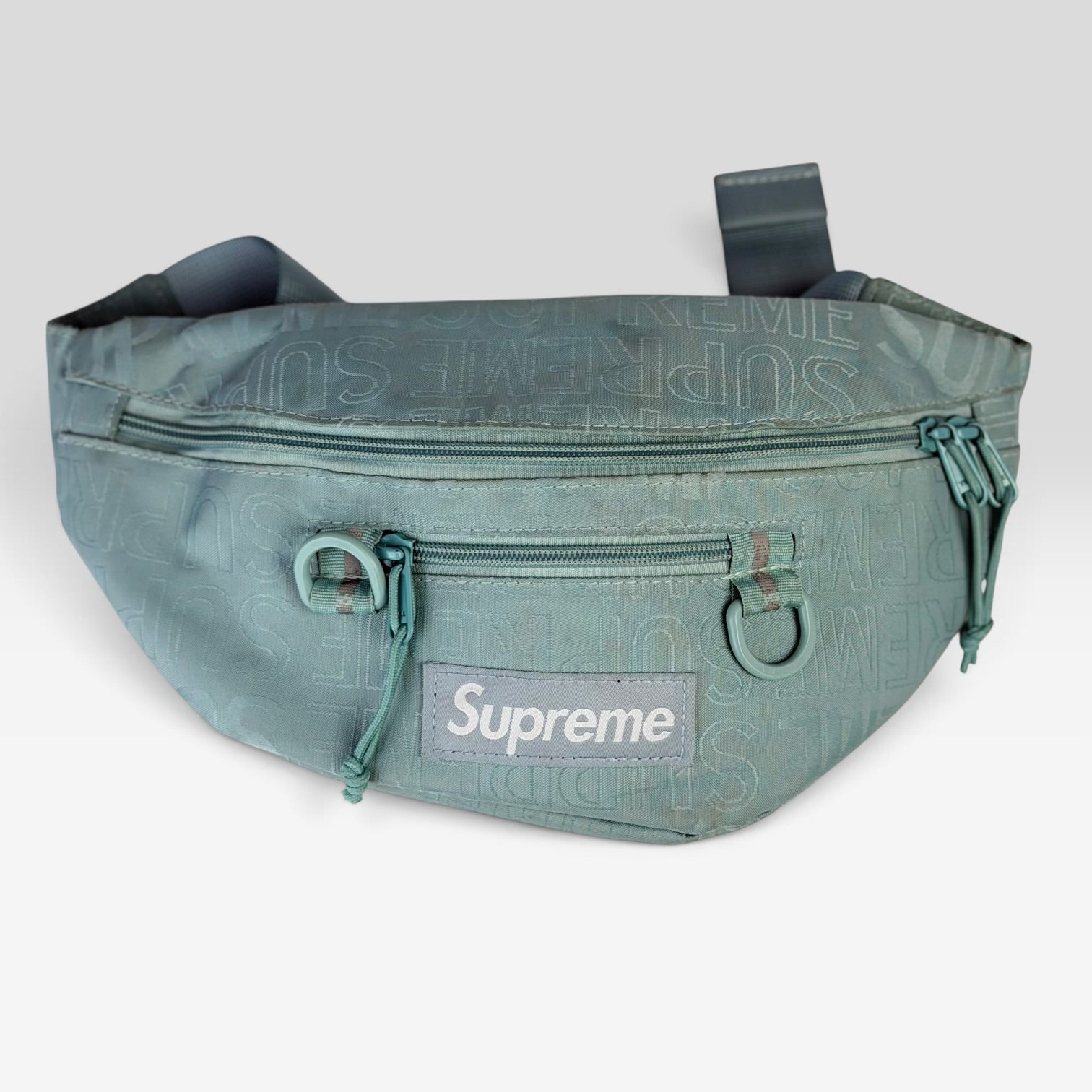Supreme SS19 Waist Bag Teal | Borsetă Supreme