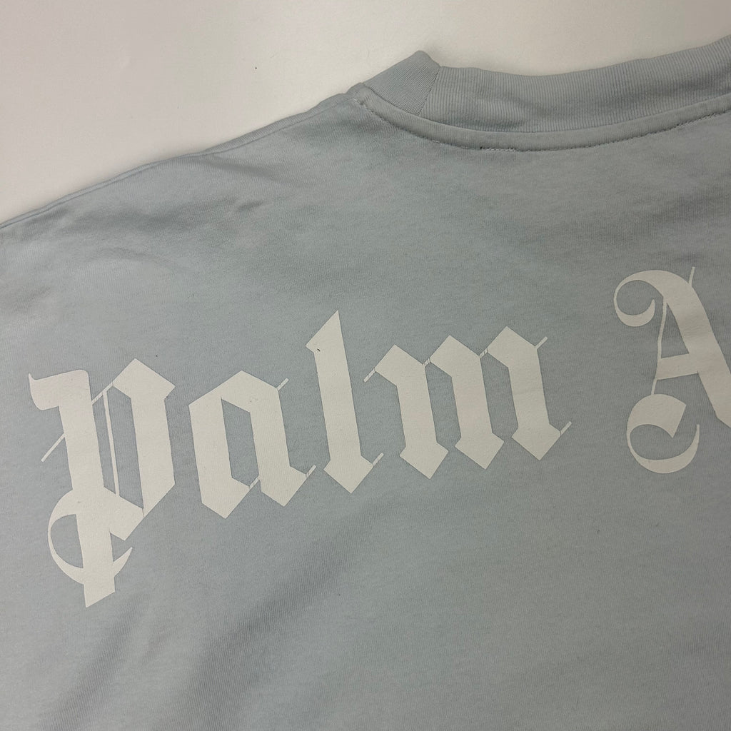 Palm Angels Baby Blue Logo T-shirt