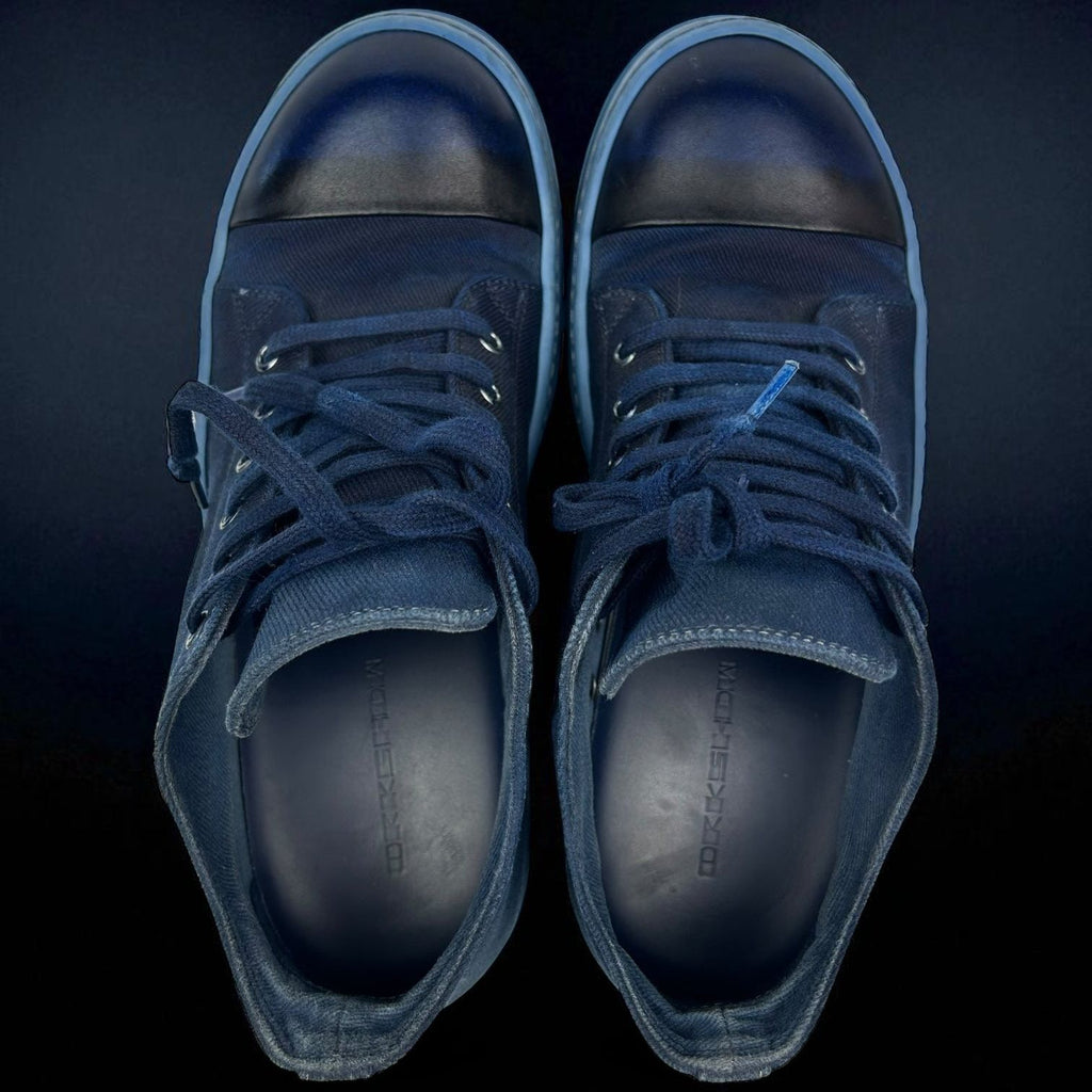 Rick Owens Ramones Low Indigo Dye