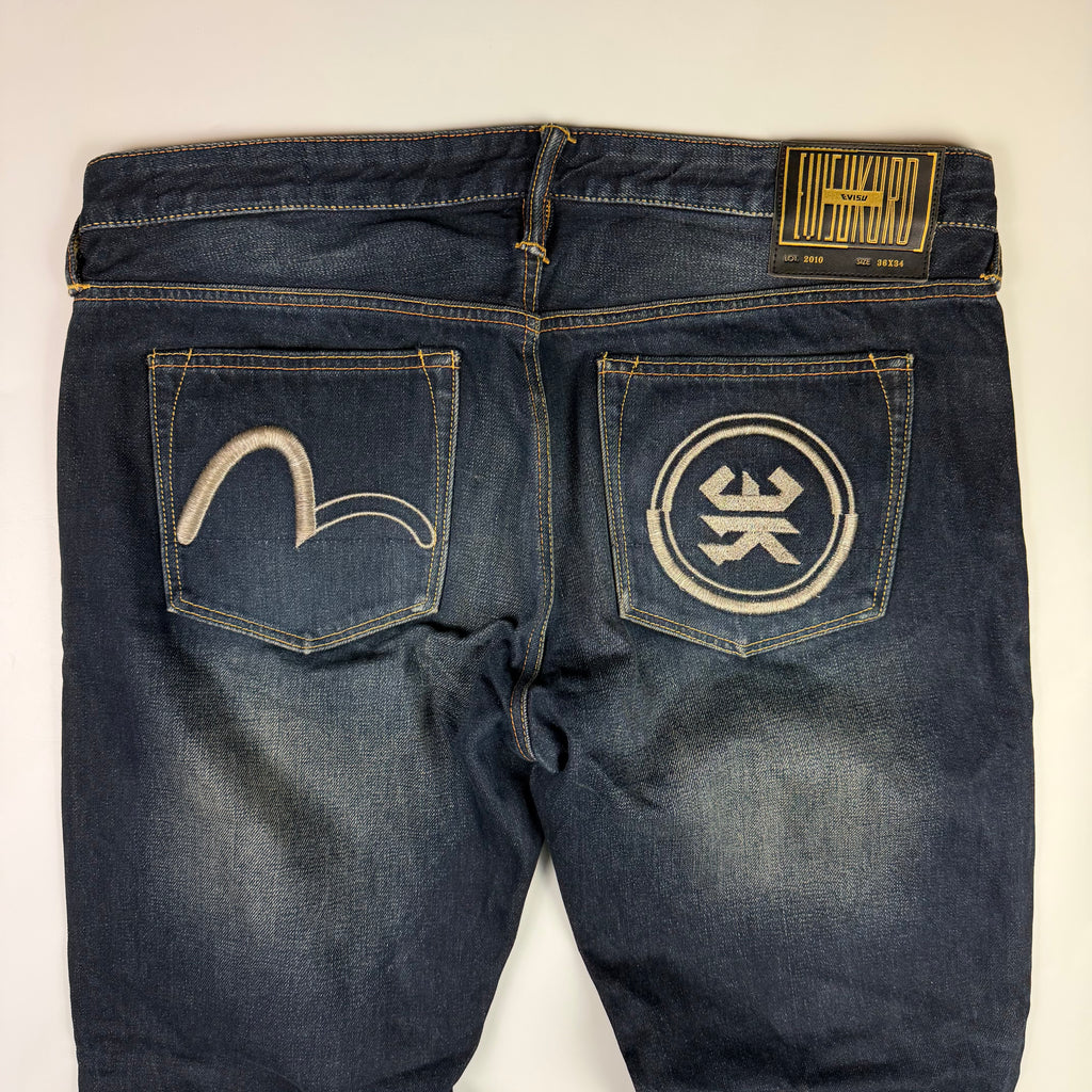 Evisu Kuro Seagull Jeans