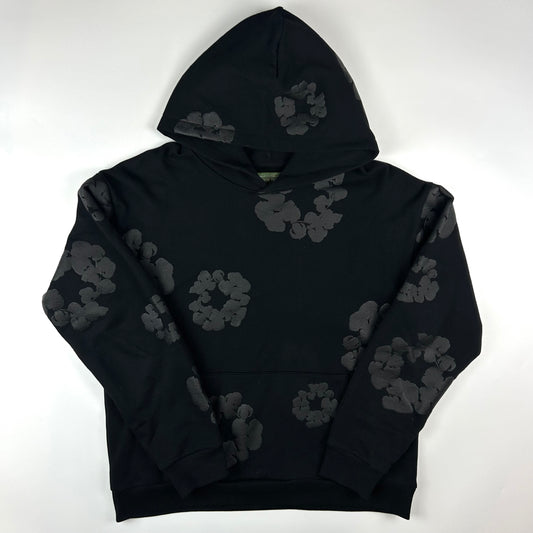 Denim Tears Black Monochrome Hoodie