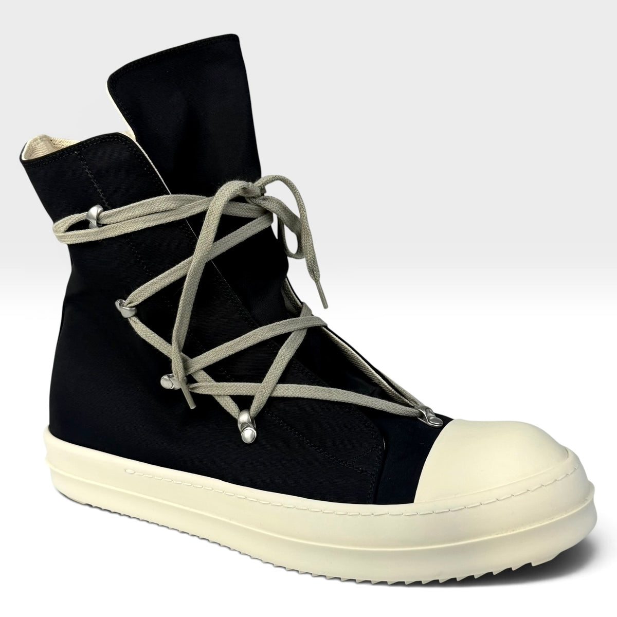 Rick Owens DRKSHDW Hexagram Ramones High Black/Milk
