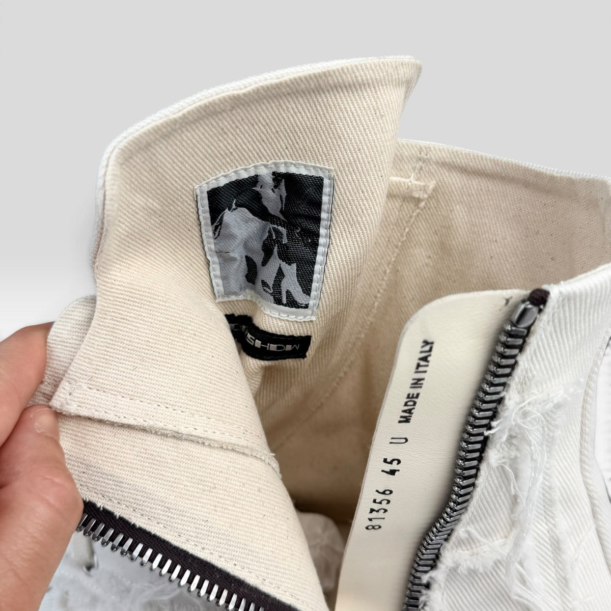 Incaltaminte Barbati RICK OWENS DRKSHDW Rick Owens DRKSHDW Ramones High Slashed Cream/Milk – produs original disponibil în.