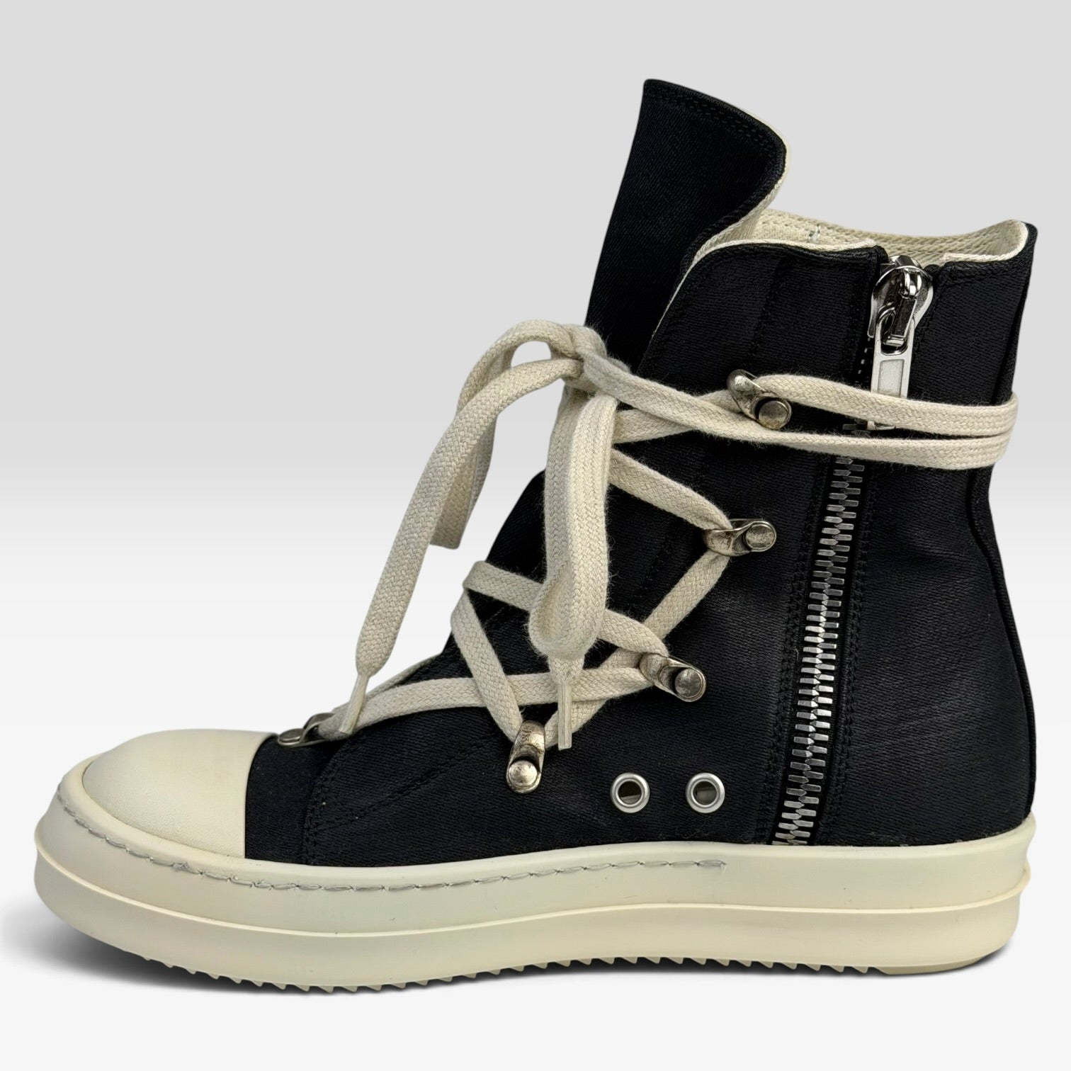 Rick Owens DRKSHDW Hexagram Ramones Denim Black