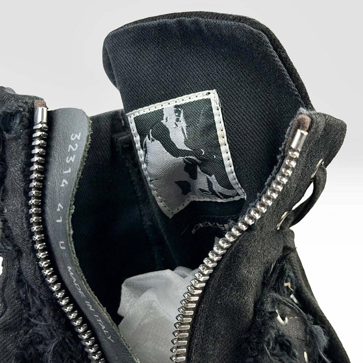 Rick Owens DRKSHDW Destroyed Abstract Black