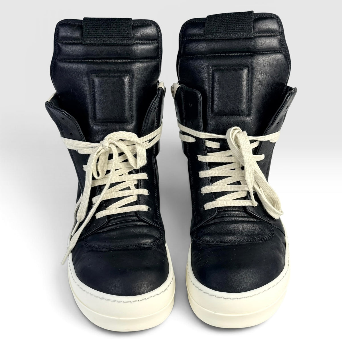 Rick Owens Geobasket Black/Milk