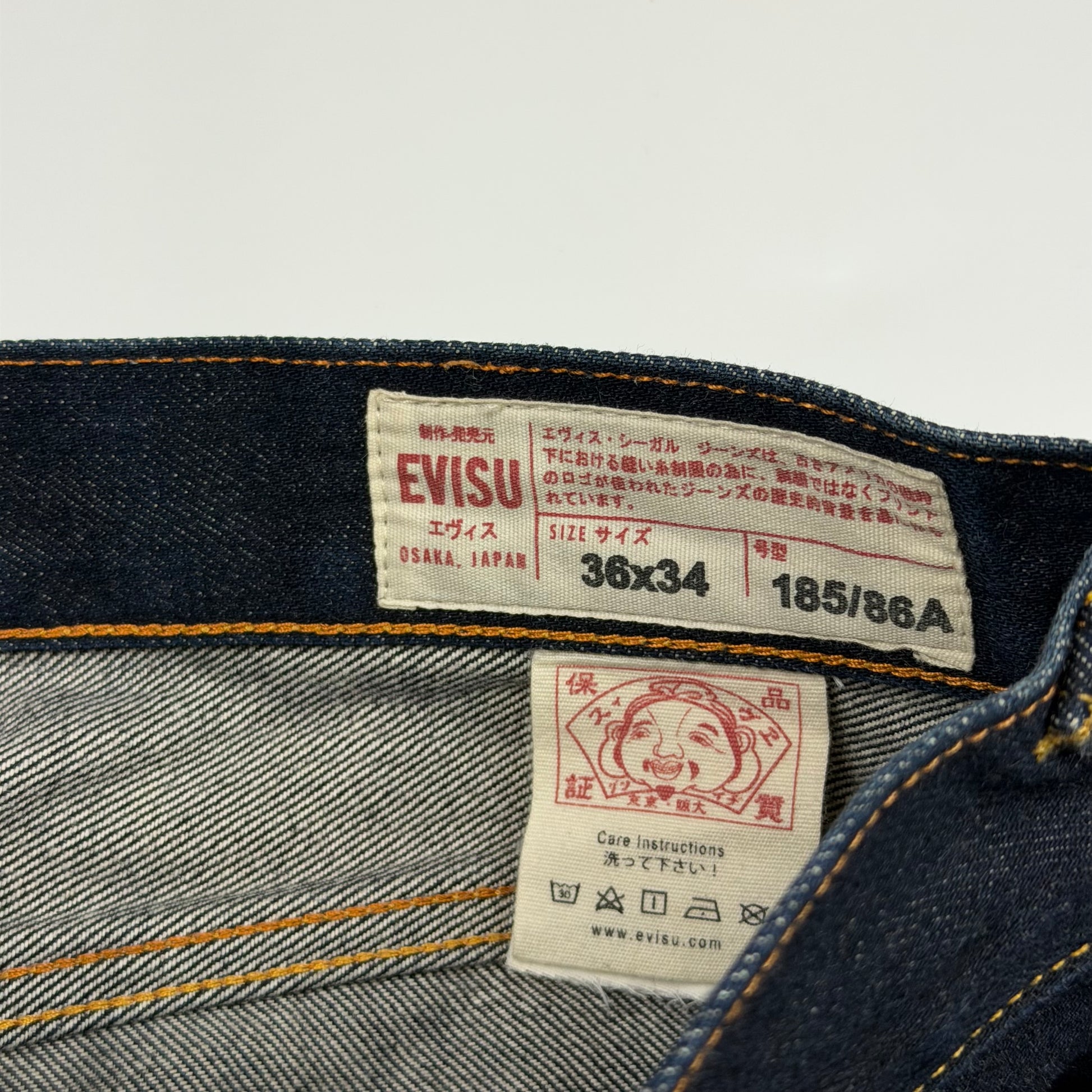 Evisu Selvedge Denim Daicock Jeans