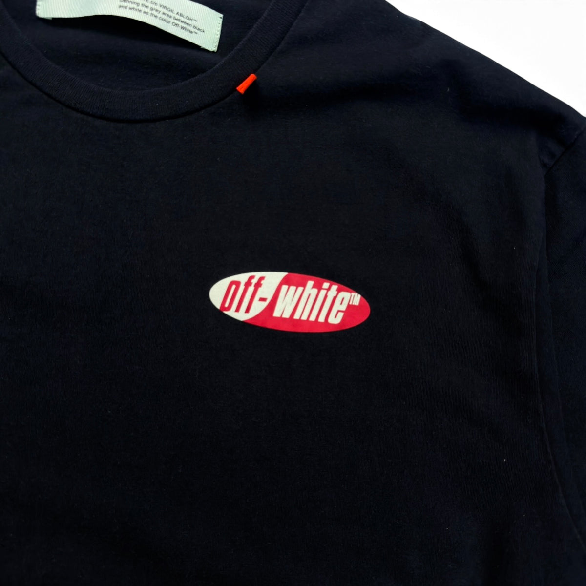Off-White Split Logo Oversized T-Shirt Black