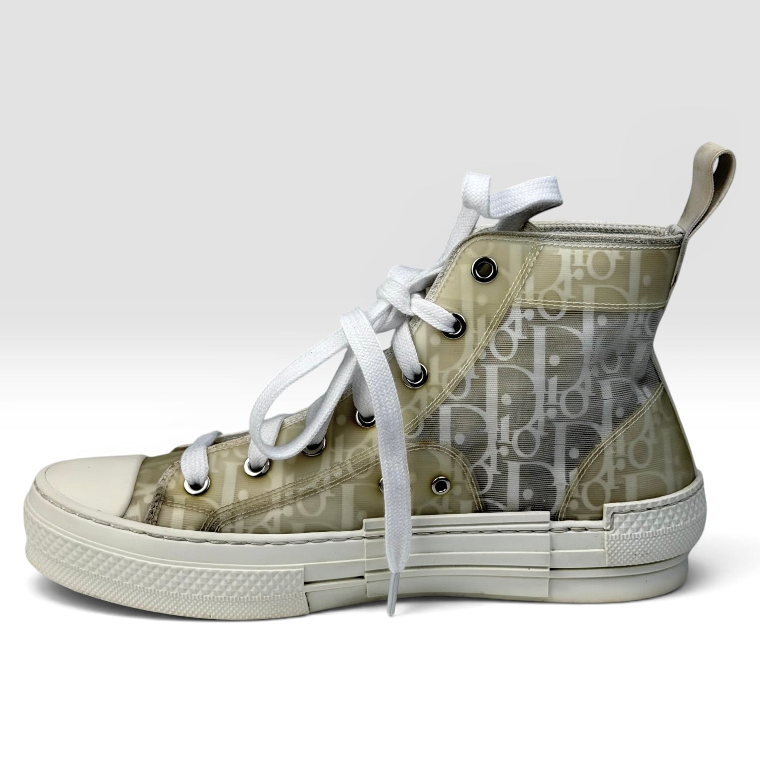 Dior B23 High-Top White Oblique