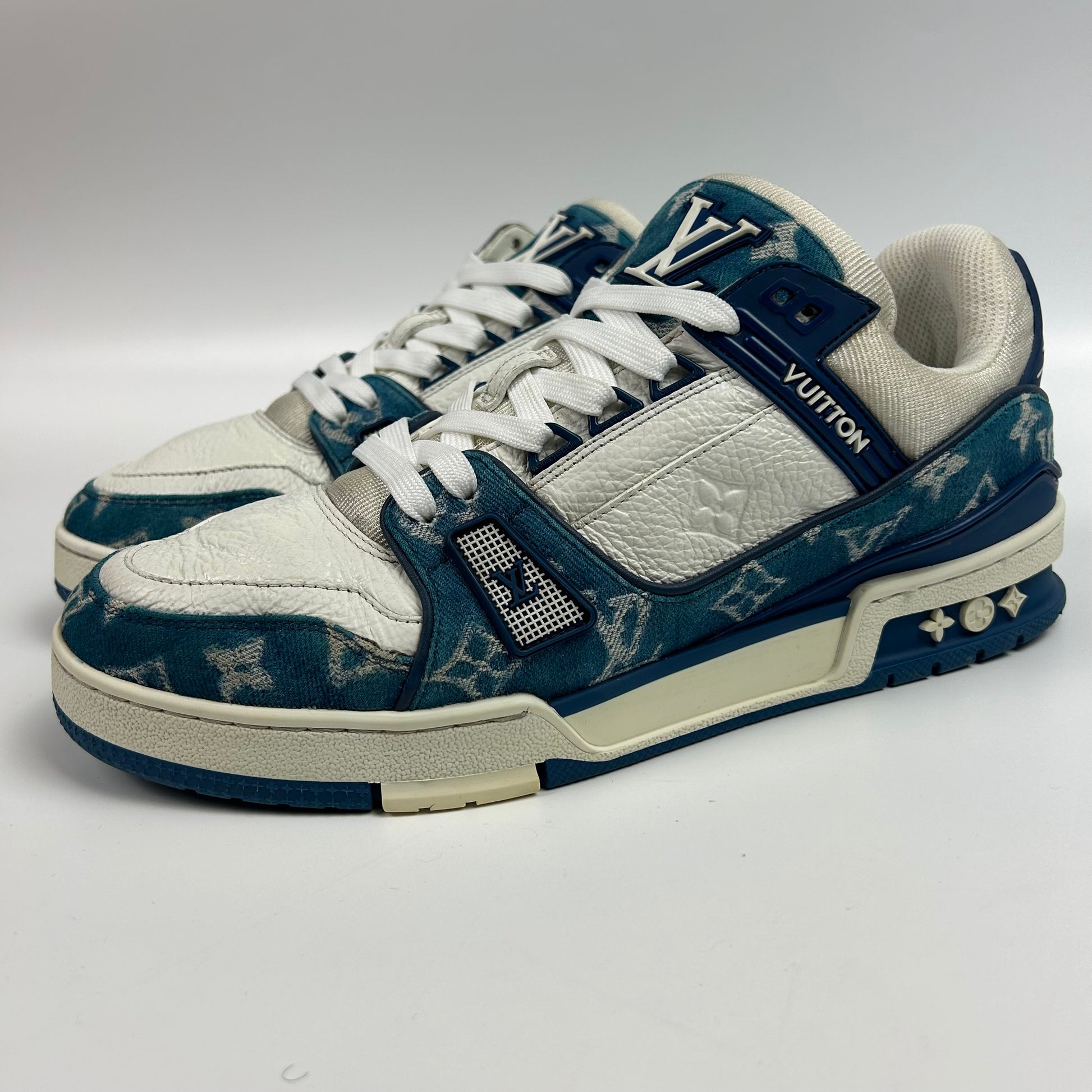 Louis Vuitton LV Trainer Blue Denim