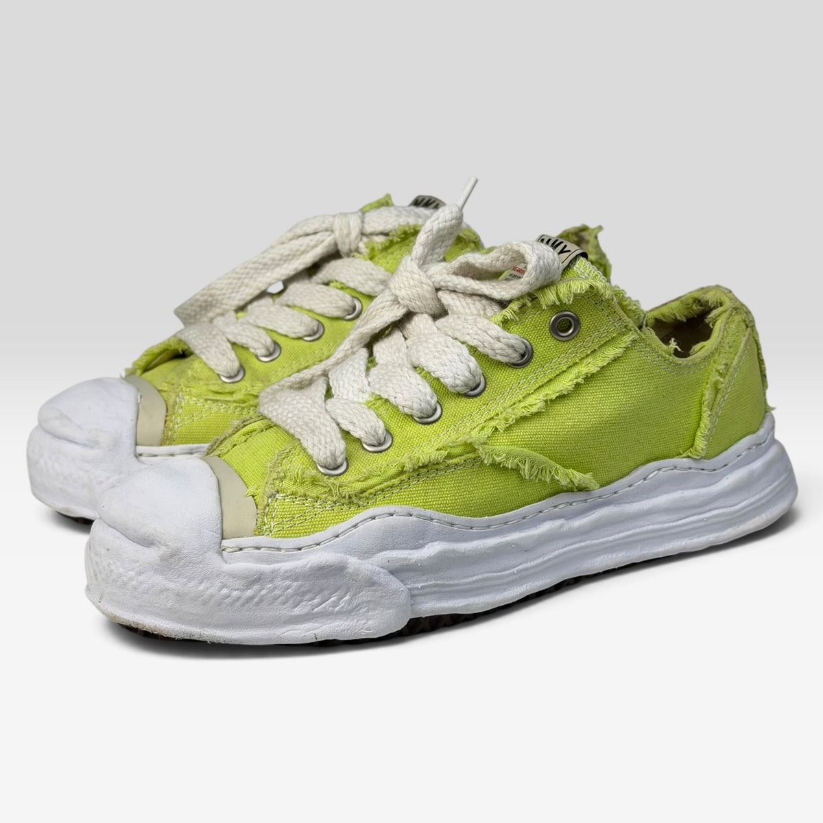 Maison Mihara Yasuhiro Hank Canvas Low Green