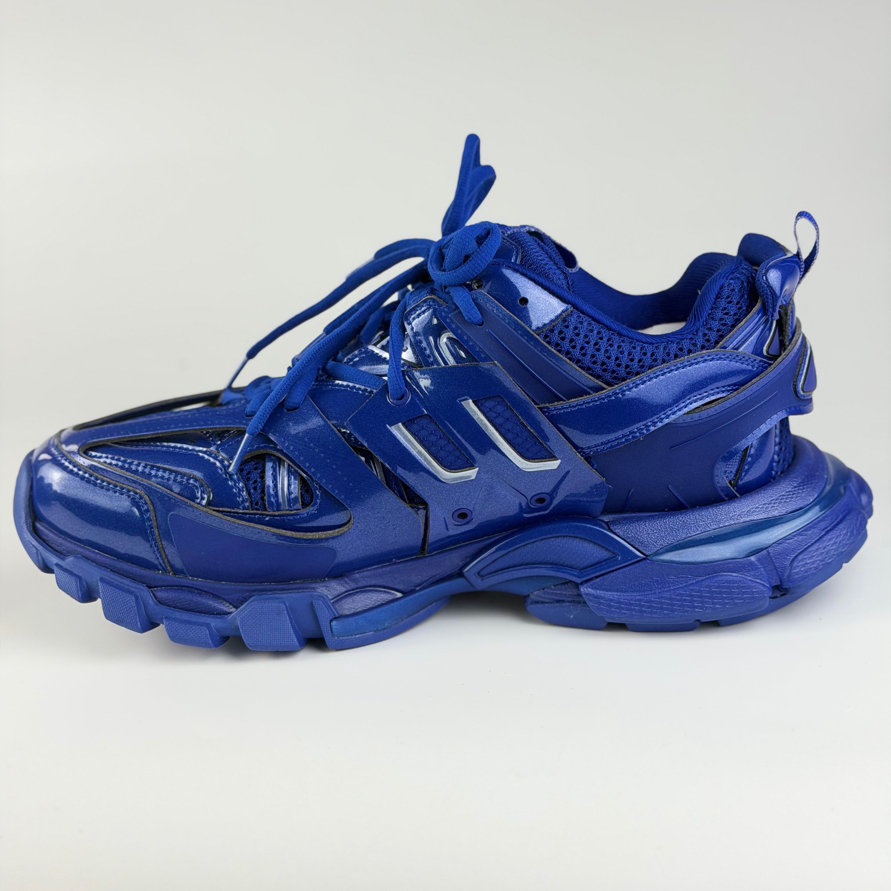 Balenciaga Track Metallic Indigo