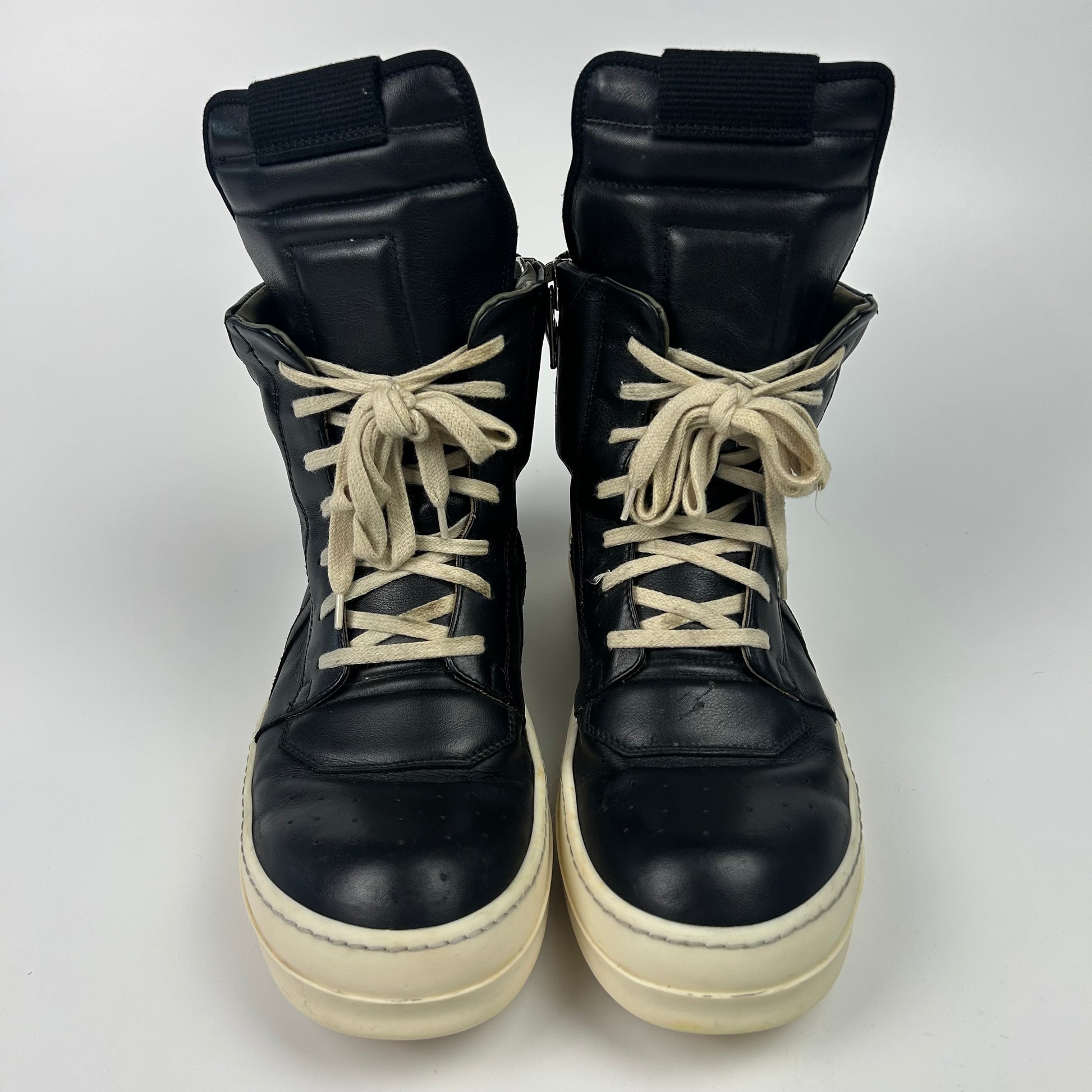 Rick Owens Geobasket Black Milk