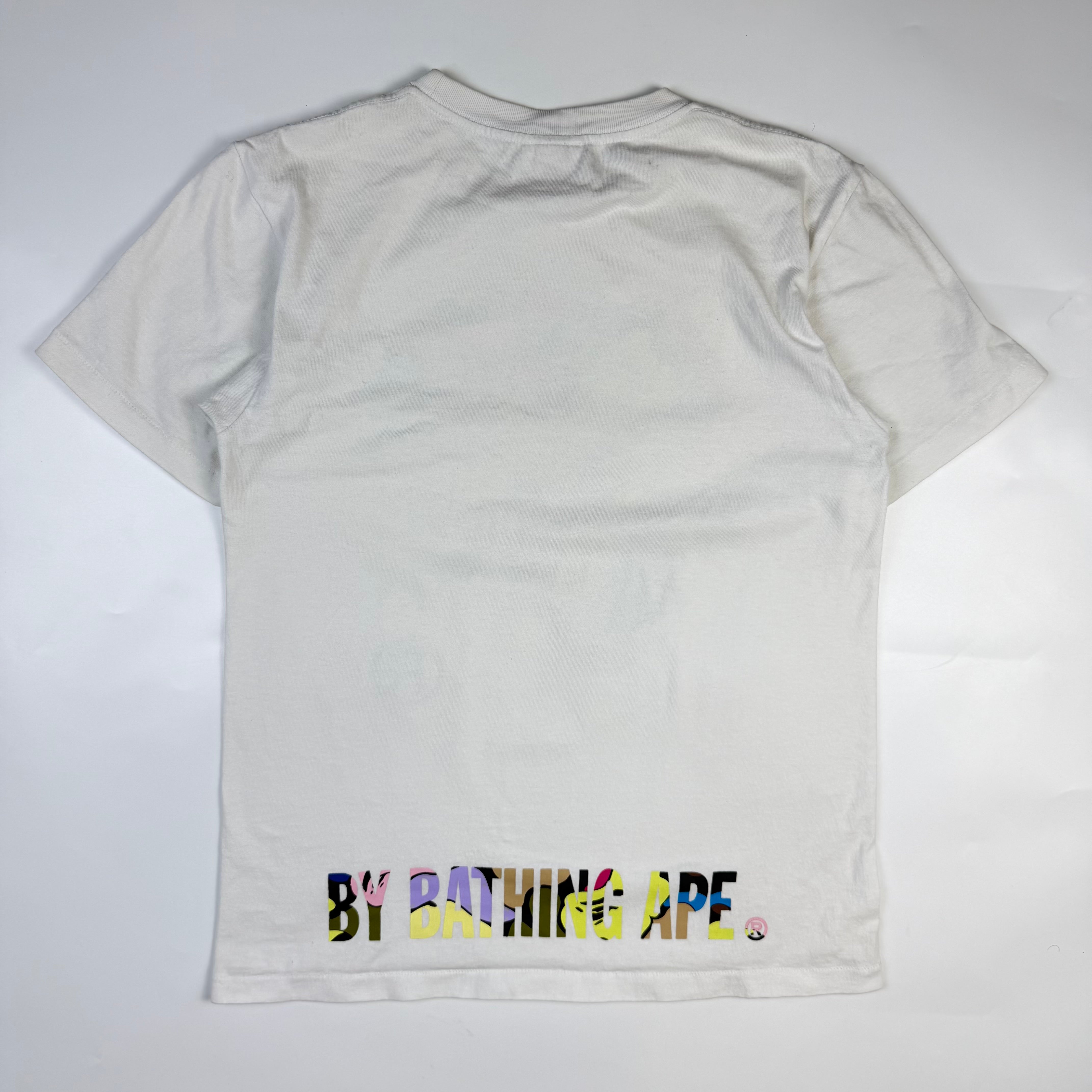 BAPE Color Camo Ape Face T-Shirt White