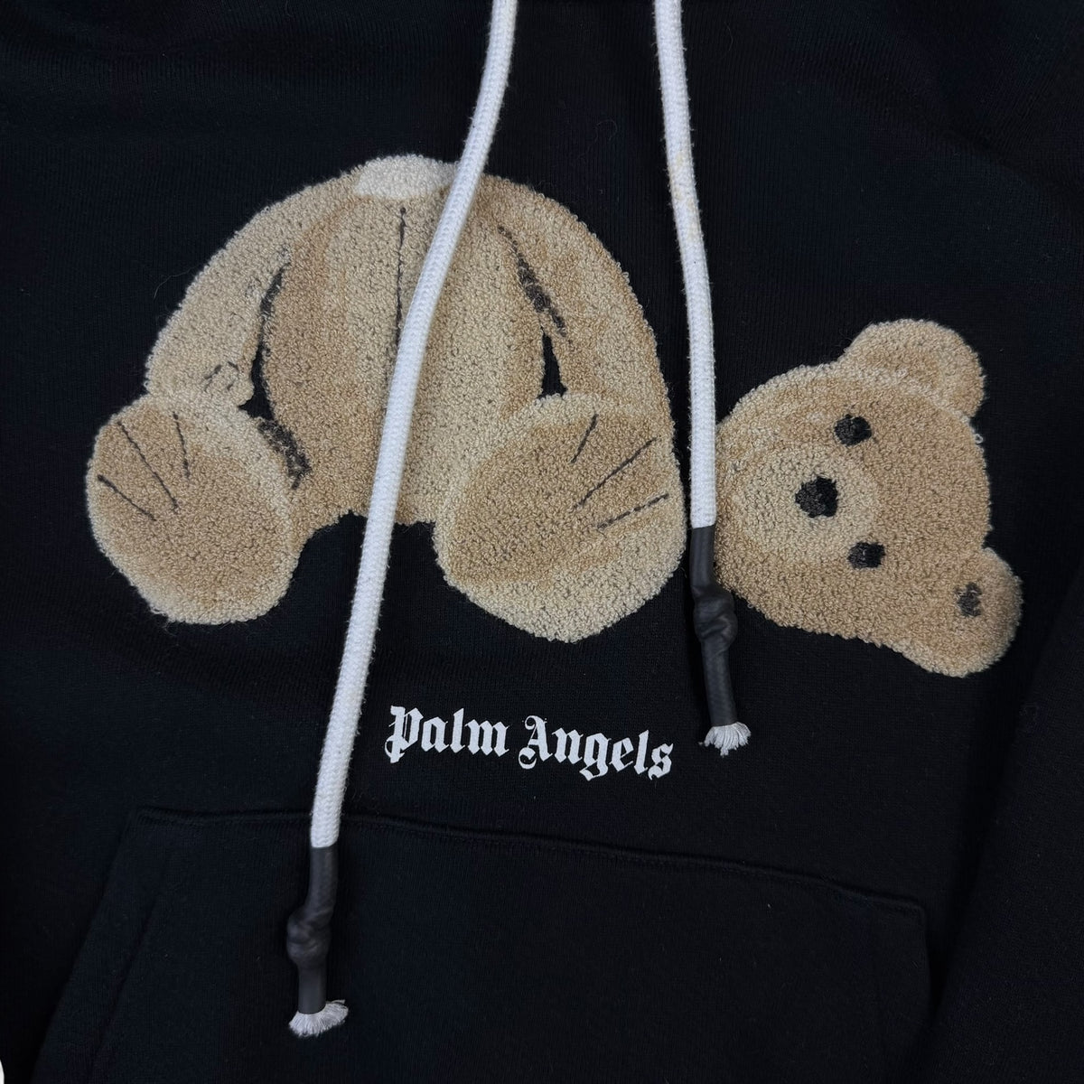 Palm Angels Bear Hoodie Black