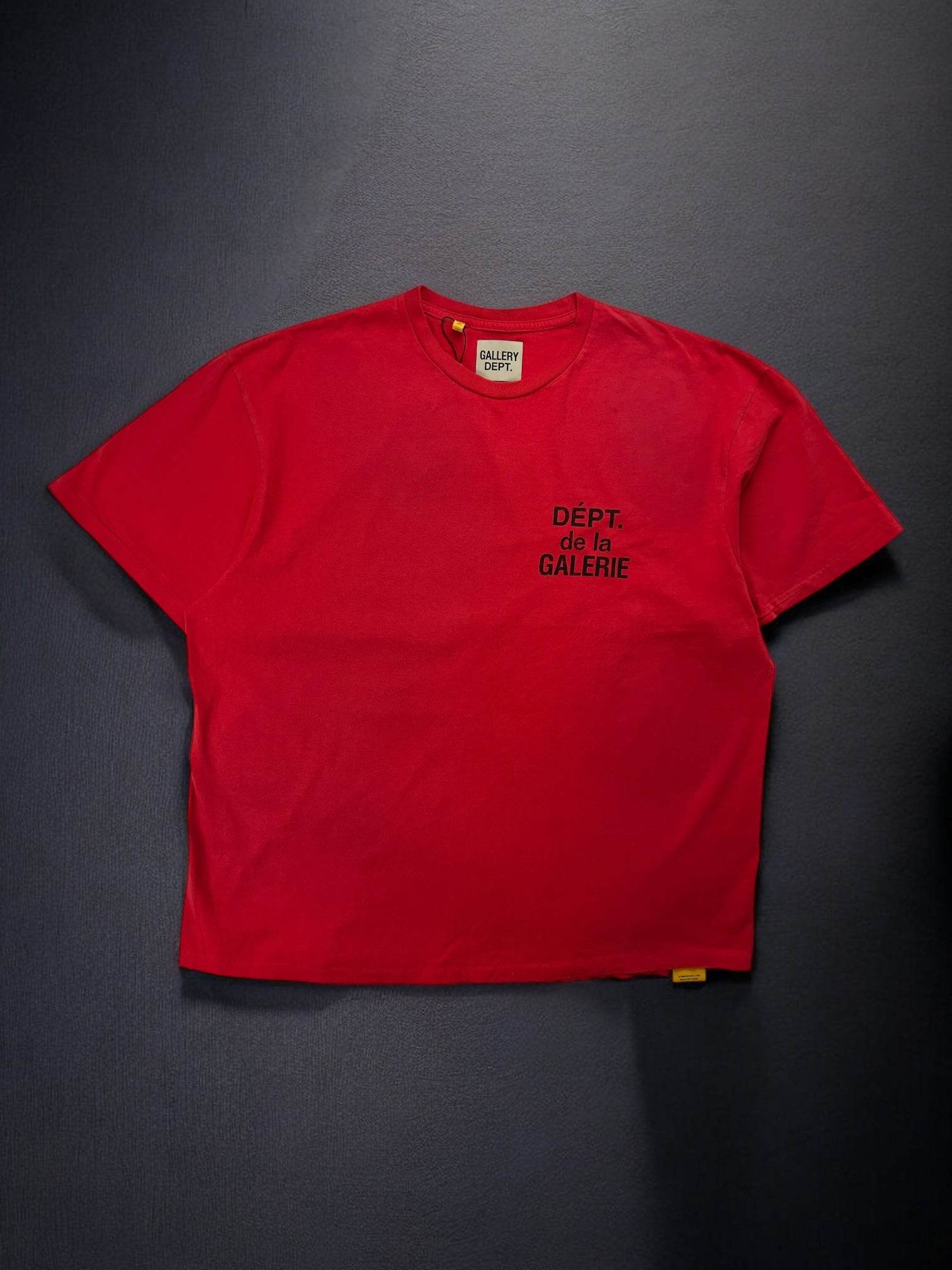 Gallery Dept French Logo T-shirt Red - V STEALS