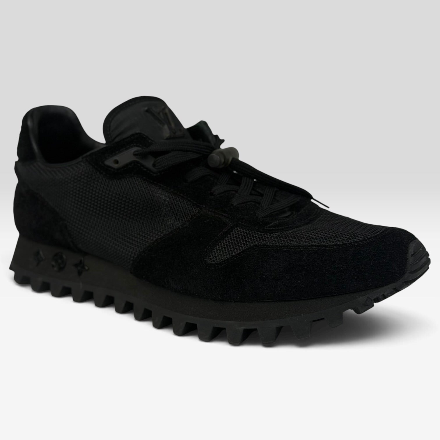 Louis Vuitton Runner Black Mesh & Suede | Sneakers Louis Vuitton