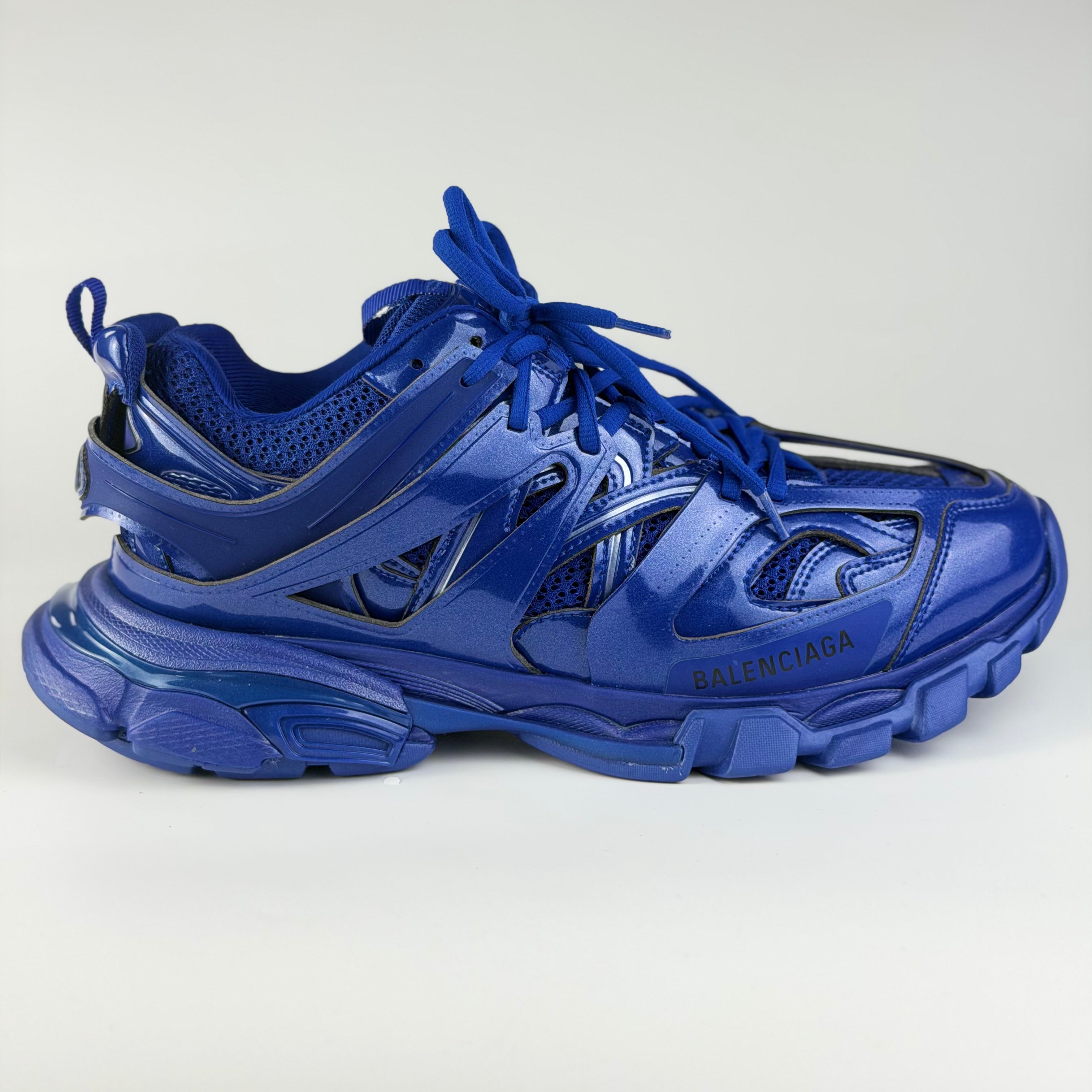 Balenciaga Track Metallic Indigo
