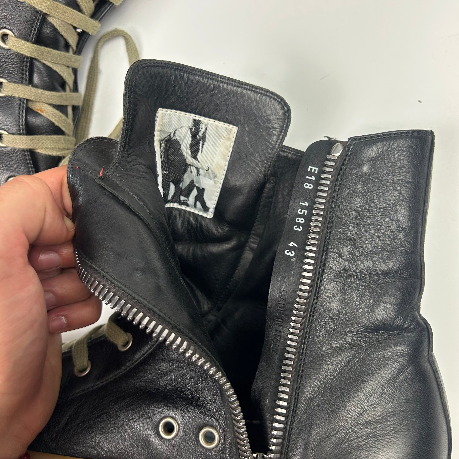 Rick Owens Gum Sole Ramones