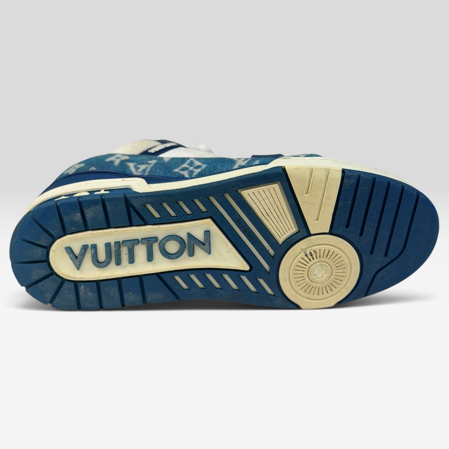 Louis Vuitton LV Trainer Blue Denim | Sneakers Louis Vuitton