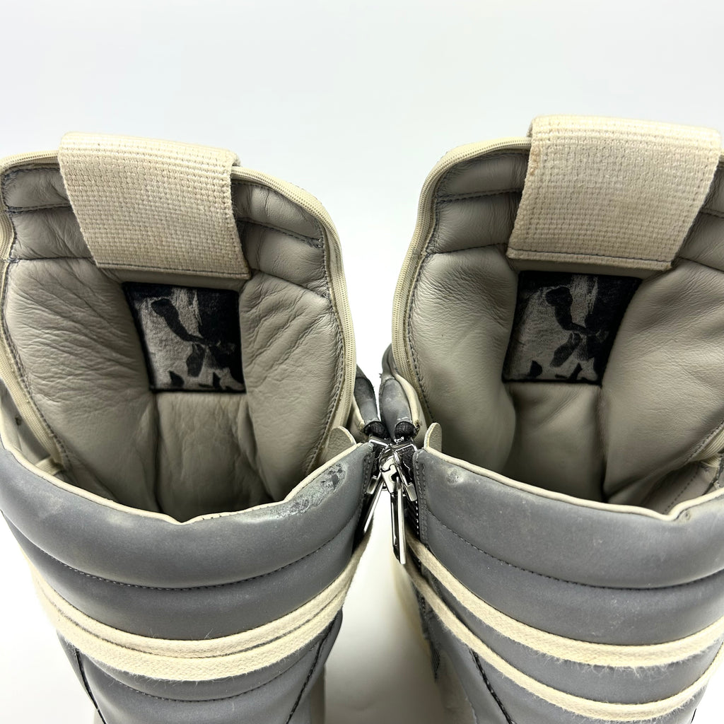 Rick Owens Geobasket Grey Reflective