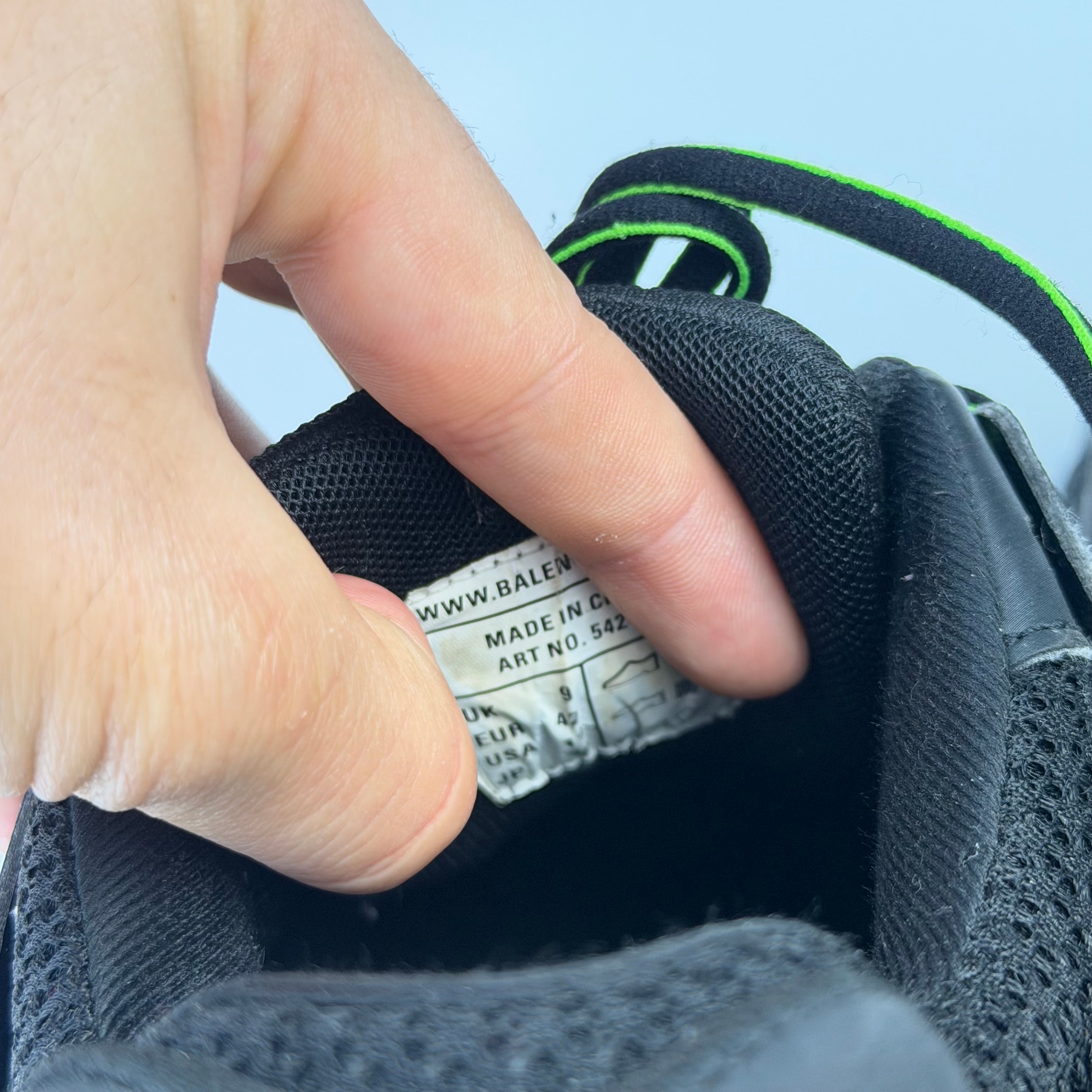 Balenciaga Track Black Green