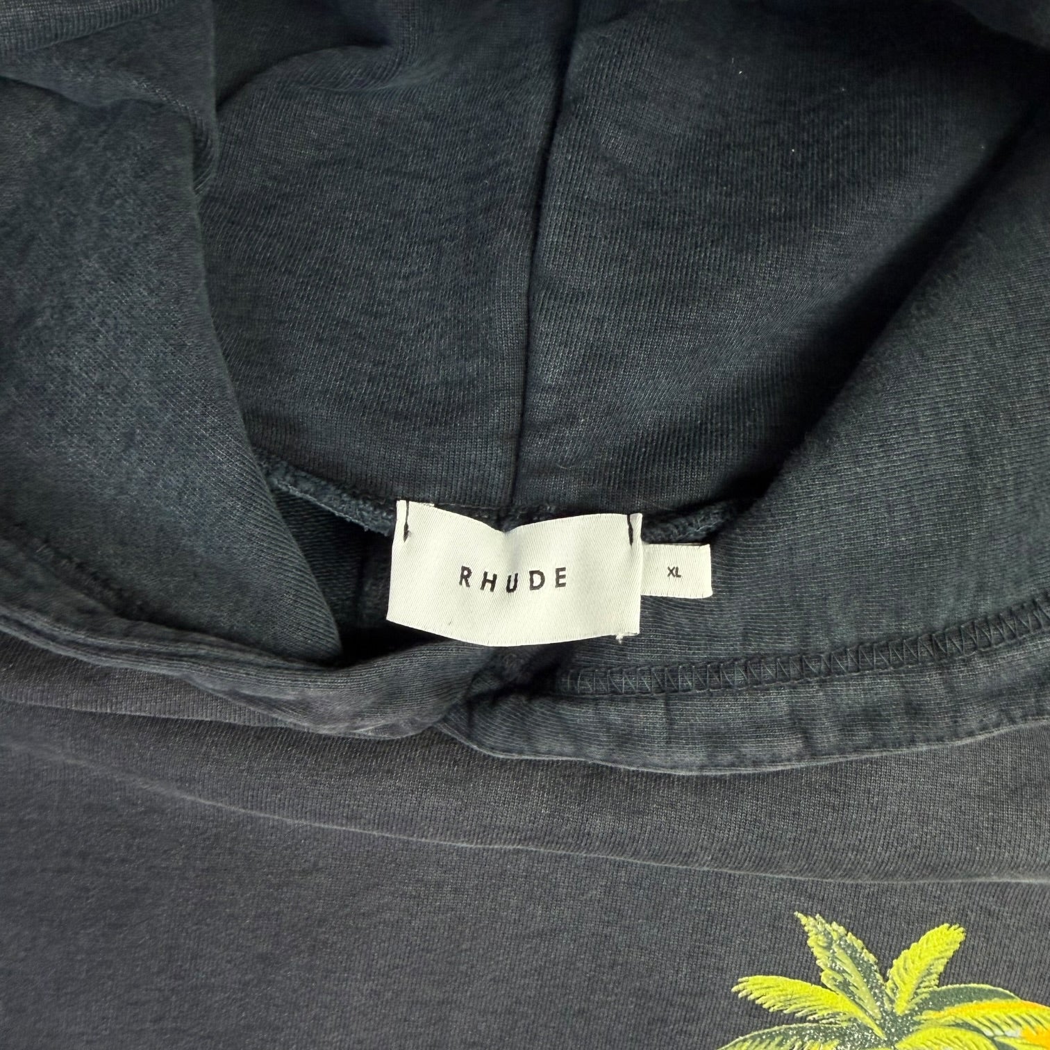 Rhude Moonlight Tropics Print Hoodie