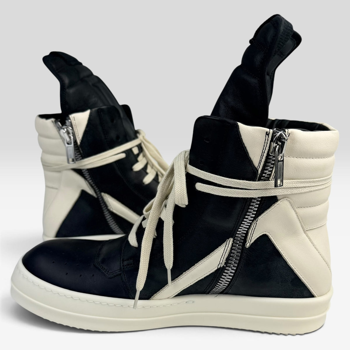Rick Owens Geobasket Black/Milk