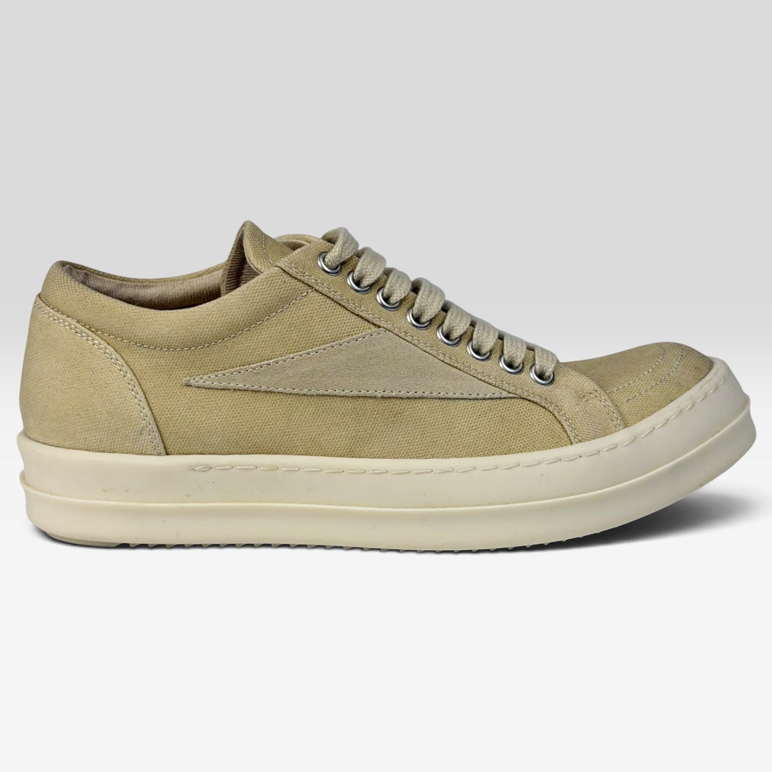Rick Owens Vintage Sneaks Denim Beige/Milk