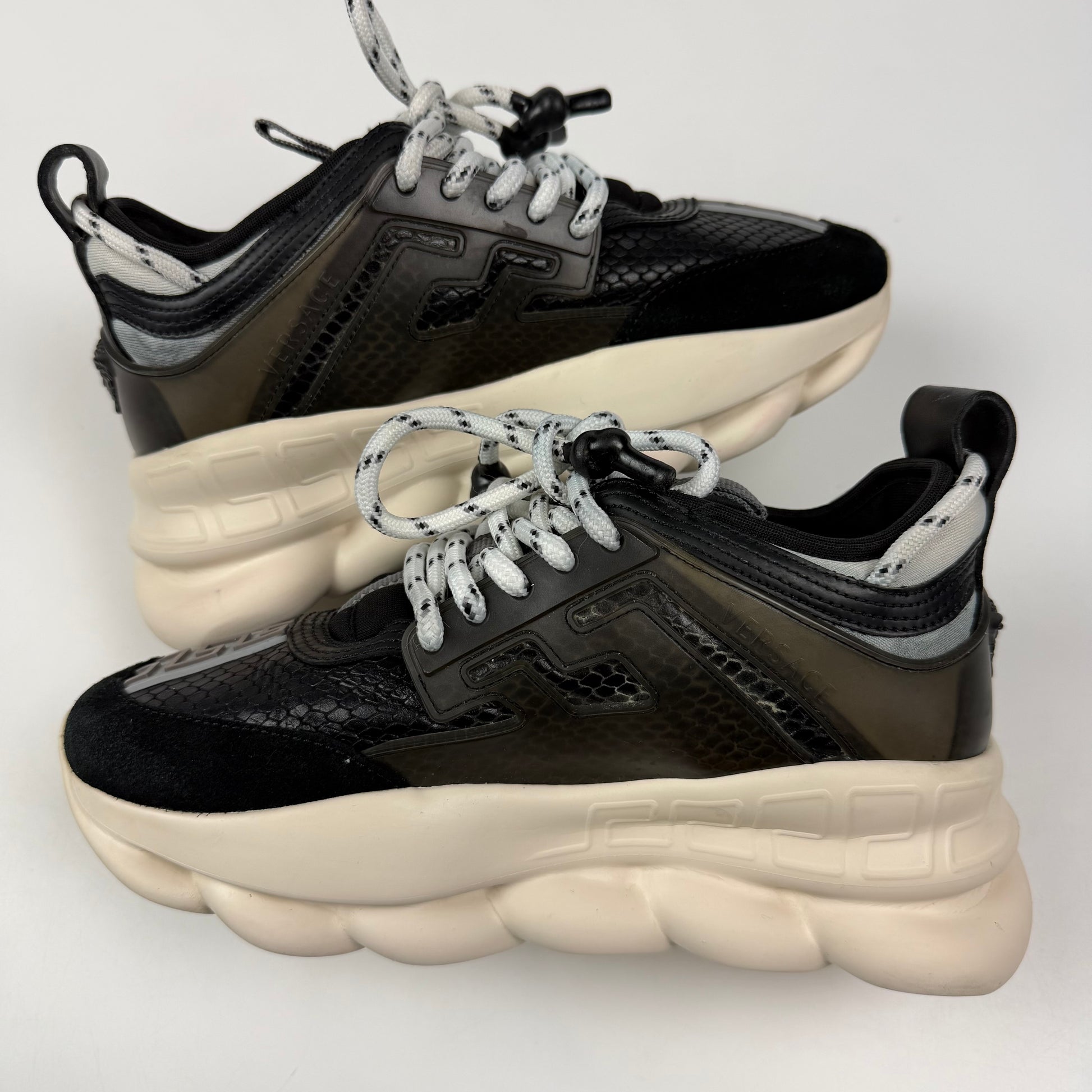 Versace Chain Reaction Black White