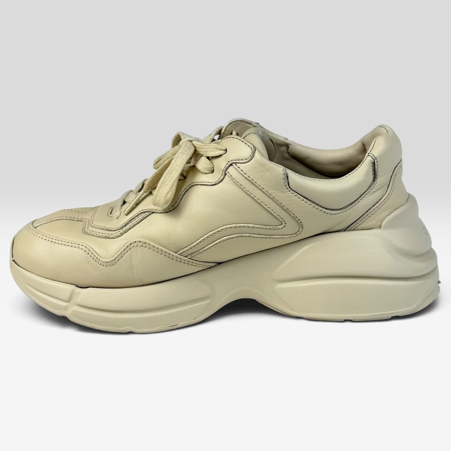 Gucci Rhyton Logo Sneakers Ivory