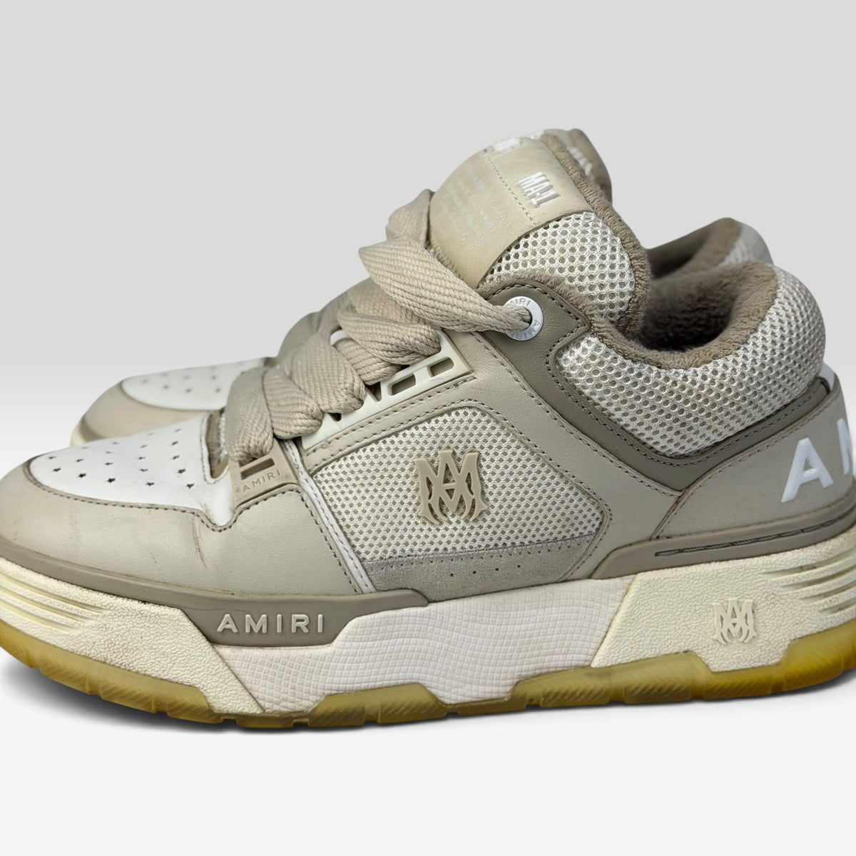 Amiri MA-1 Beige/White | Sneakers Amiri