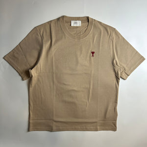 Ami Paris De Coeur Beige T-shirt - V STEALS