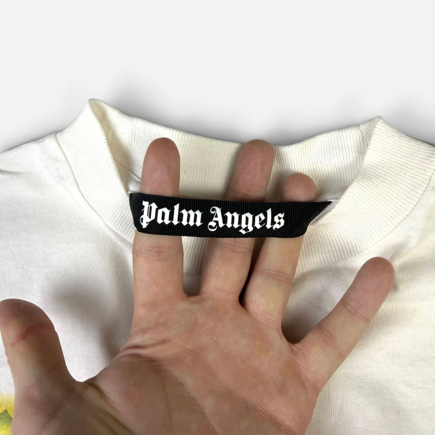Palm Angels Los Angeles Sprayed T-Shirt White